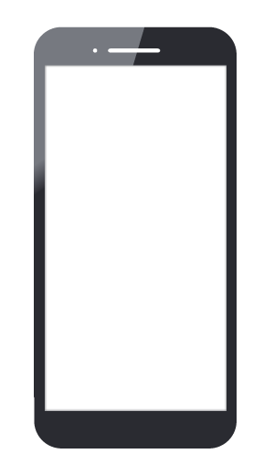 スマートフォンのイラスト（黒） 無料素材 CC0 「素材ある」